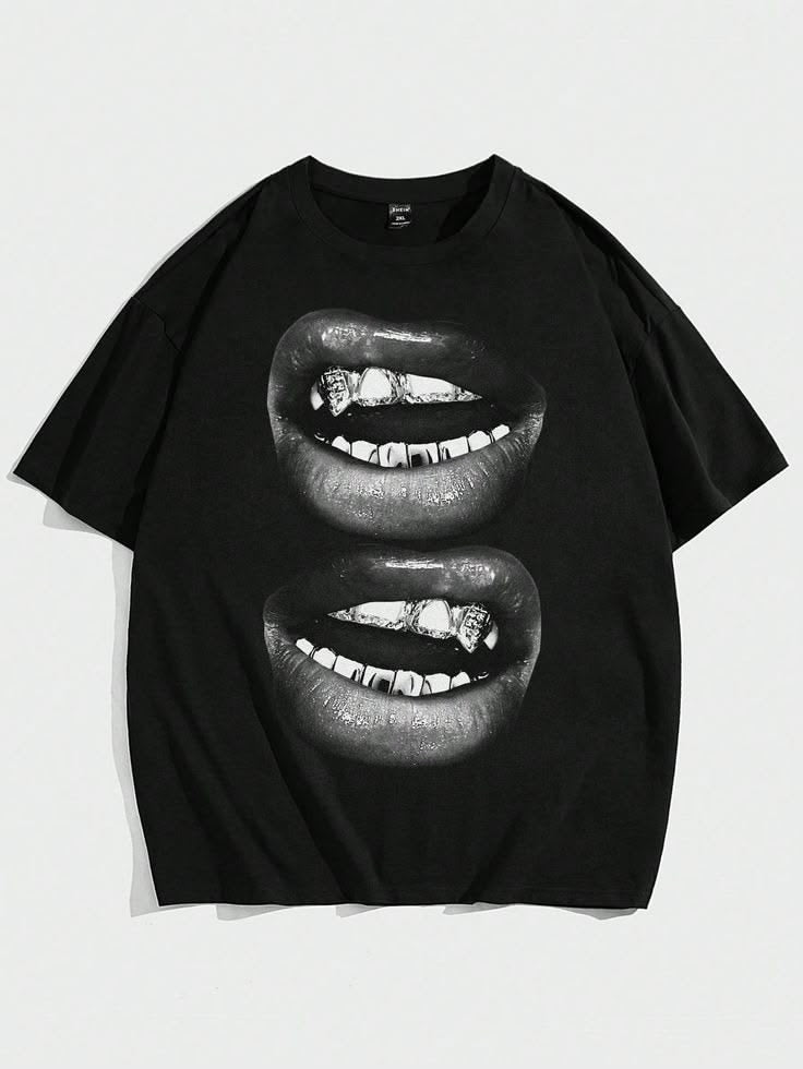 T-shirt double lips